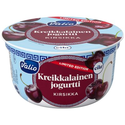 Valio kreikkalainen jogurtti 150g kirsikka laktoositon limited edition