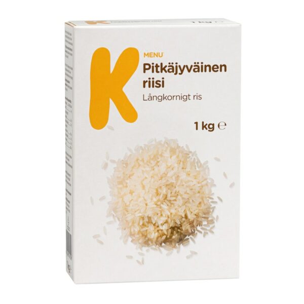 K-Menu pitkäjyväinen riisi 1kg