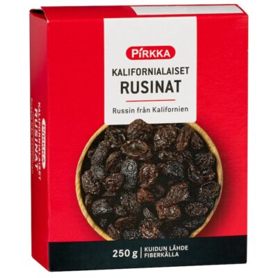 Pirkka kalifornialaiset rusinat 250g