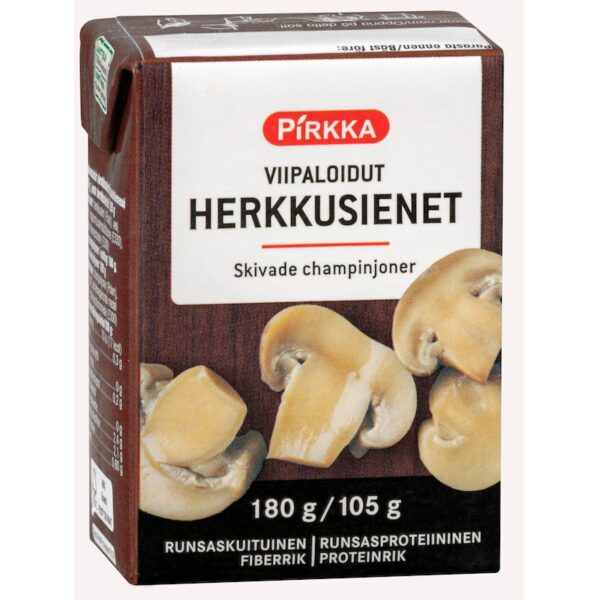 Pirkka viipaloidut herkkusienet 180g/105g