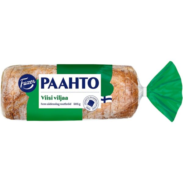 Fazer Paahto 505g Viisi viljaa paahtoleipä