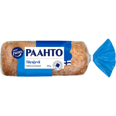 Fazer Paahto Täysjyvä 535g täysjyväpaahtoleipä