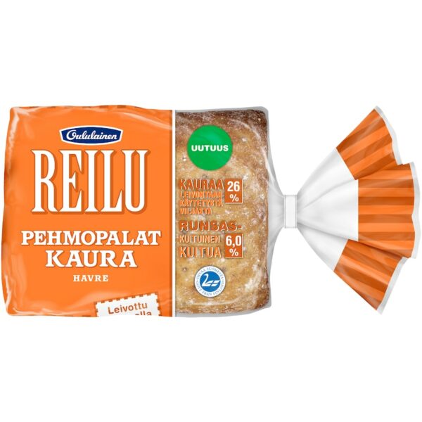 Oululainen Reilu pehmopalat 6kpl/350g kaura