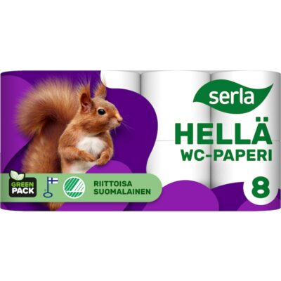 Serla Hellä WC-paperi 8rl valkoinen