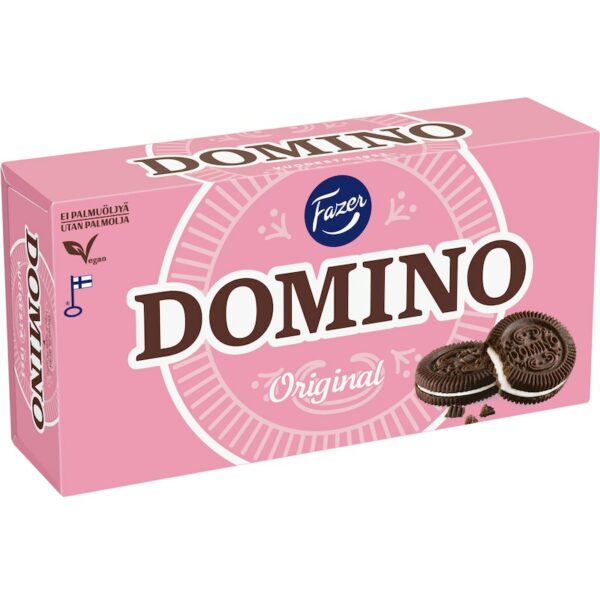 Fazer Domino Original vaniljanmakuinen täytekeksi 350g