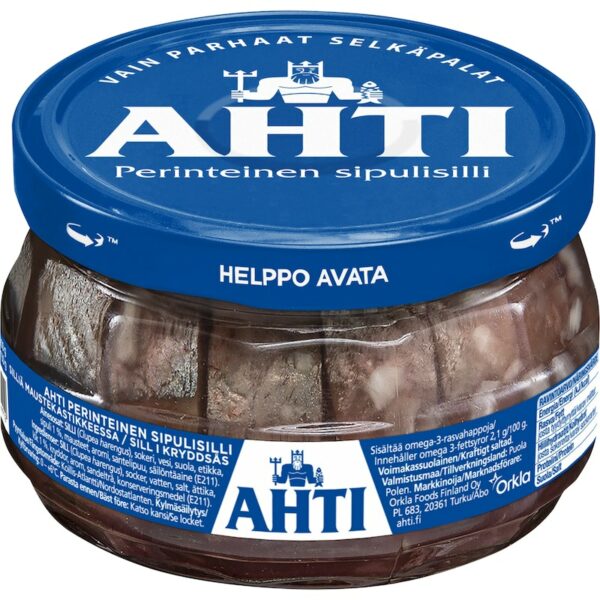 Ahti perinteinen sipulisilli 240/150g