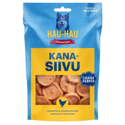 Hau-Hau Champion Kanasiivu makupala koirille 100g