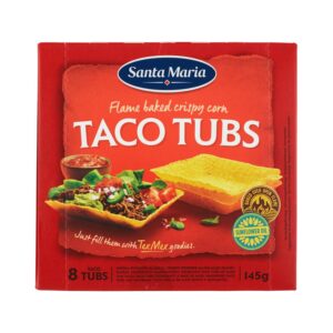 Santa Maria Taco Tubs tacokuoret 8 kpl, 145g