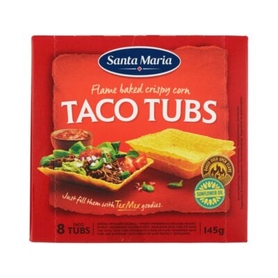 Santa Maria Taco Tubs tacokuoret 8 kpl