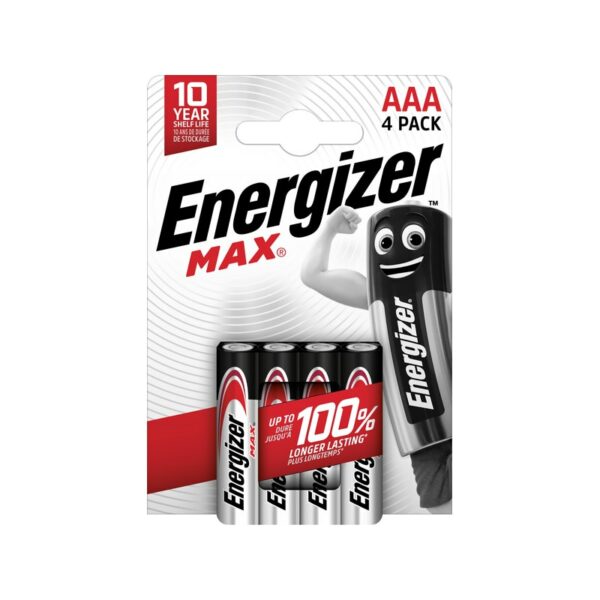Energizer Max AAA-alkaliparisto 4 kpl