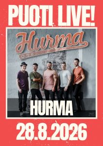Puoti LIVE! - Hurma 28.8.2026