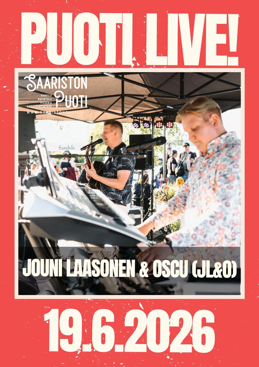 Puoti LIVE! J&LO – Laasonen & Oscu 19.6.2026