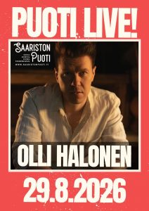 Puoti LIVE! - Olli Halonen 29.8.2026