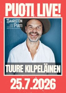 Puoti LIVE! - Tuure Kilpeläinen 25.7.2026