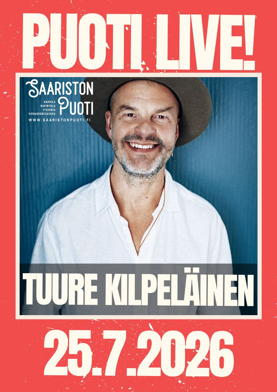 Puoti LIVE! Tuure Kilpeläinen 25.7.2026
